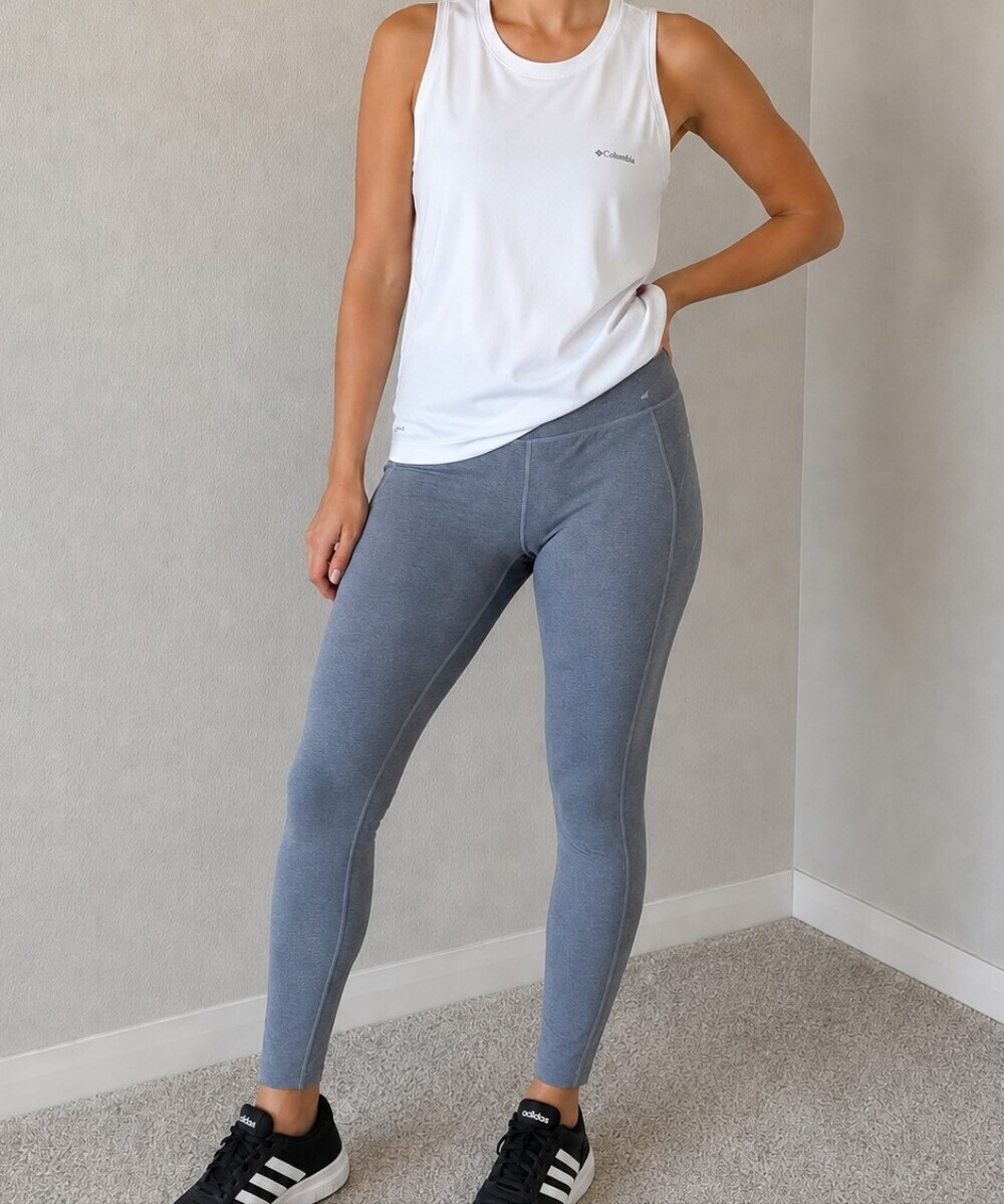 Columbia Gray leggins Women's Medium ,Activewear, Branded Tag